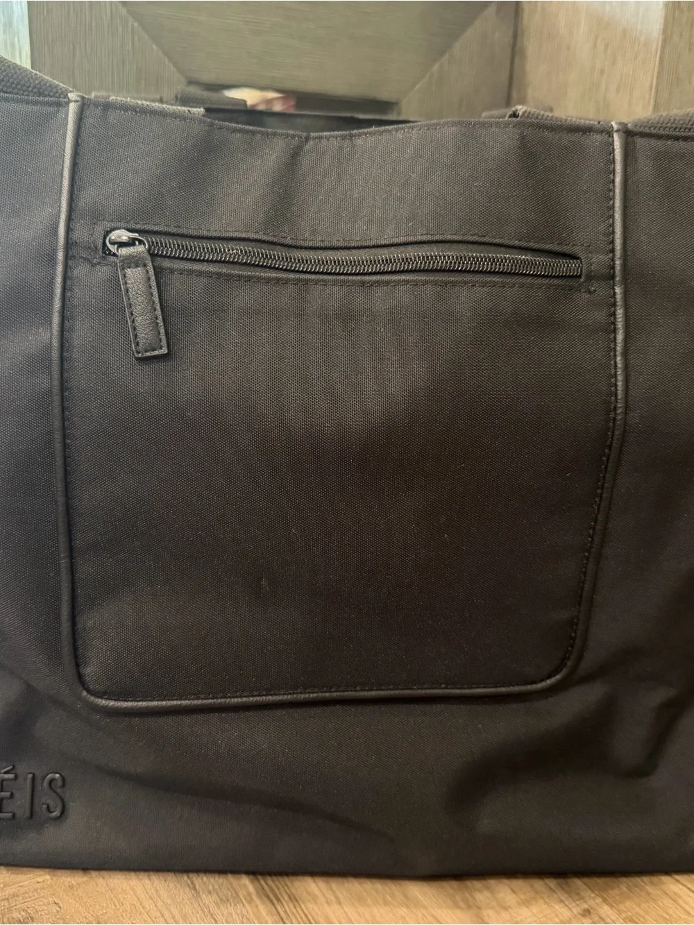 BÉIS East to West Tote Black Travel Laptop Work Carryall Bag